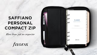 Plan your finances in style with Filofax Saffiano Personal Compact Zip [upl. by Richmound]