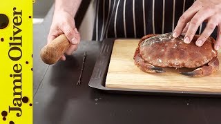 How To Prep Crab  Jamies Comfort Food  Pete Begg [upl. by Hirsch]