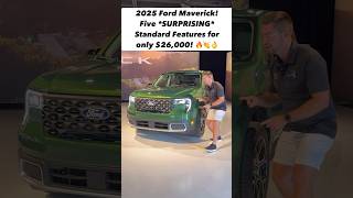 Five Surprising Standard Features on the 26k Refreshed 2025 Ford Maverick [upl. by Don]