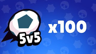 100 Games Of 5v5 Brawl Stars [upl. by Adriaens]