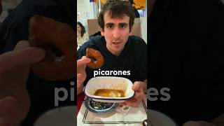 Españoles Probando COMIDA PERUANA PICARONES peruanos [upl. by Eagle617]