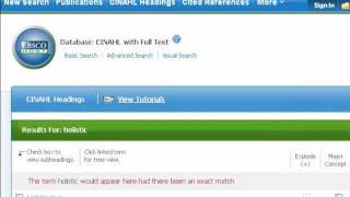 Using CINAHL headings [upl. by Londoner859]
