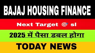 bajaj housing finance latest news today next target and sl [upl. by Cirillo74]