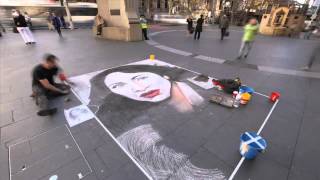 Regina Spektor  All the Rowboats Street Chalking [upl. by Rossing]