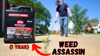 1 WEED KILLER Ever Made Ortho GroundClear Better Than Roundup [upl. by Mckay]