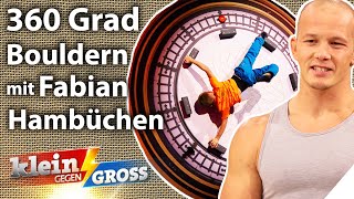 Bouldern Extrem TurnOlympiasieger Fabian Hambüchen vs Daniel 9  Klein gegen Groß [upl. by Ubana793]