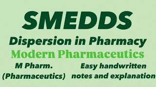 SMEDDS  Self Micro Emulsion Drug Delivery System modernpharmaceutics smedds mpharm mpharmacy [upl. by Holmun]