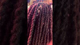 2 Strand twist on dreadlocks naturalhair dreads dreadlocks dreadout 2strandtwist [upl. by True]