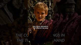 Tywin showed Joffrey his position 🔥 shorts viral got gameofthrones series [upl. by Nywroc841]