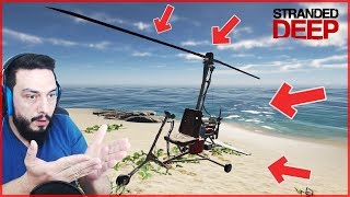 Stranded Deep  HELİKOPTER  GYROCOPTER YAPTIM  7 [upl. by Aierdna215]