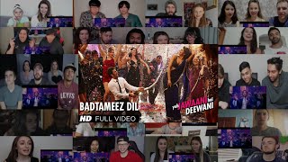 Badtameez Dil Video Song Party On Reaction Mashup  RanbirKapoor DeepikaPadukone  DheerajReaction [upl. by Jacquelin]