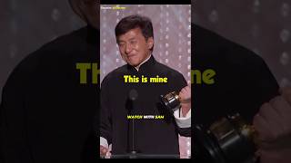 Jackie Chan On Getting Oscar 🥹❤️ [upl. by Kali]