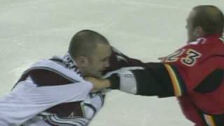 Ian Laperriere vs Eric Nystrom Nov 18 2008 [upl. by Elleuqram]