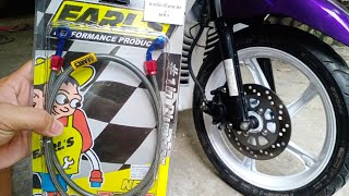 How to Install EARLS HOSE On Yamaha MIO SPORTY  Nonpro Mechanic [upl. by Artcele]