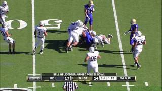 BYU vs Tulsa Entire 2nd Half 2011 Armed Forces Bowl [upl. by Bonns]