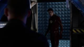 The Flash S2E23  Wally Lets Barry Get Out Of Pipeline Cisco Vibes Barry To Earth 2 [upl. by Ellehcam]