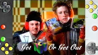 Nintendo 64 quotJingle Bells Song 🔔 quot Version 1 AI Face Restoration\N64\Christmas Commercial\Ad 4K [upl. by Anits122]