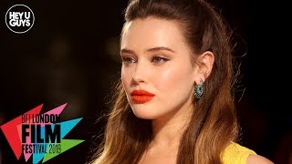 Katherine Langford Interview  Knives Out Premiere [upl. by Ahsimot]