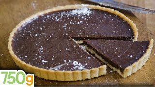 Recette de Tarte au chocolat inratable  750g [upl. by Norehs959]