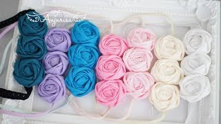 Fabric Rosette Tutorial  DIY Fabric Rosette  Fabric Rosettes [upl. by Malinde990]