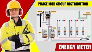 single phase meter wiring diagram  house wiring [upl. by Ahsirpac]