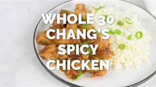 Whole30 Changs Spicy Chicken  The Defined Dish [upl. by Matheny]