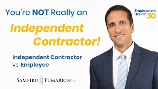 Independent Contractor vs Employee Whats the Difference [upl. by Warfold98]