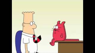 Dilbert Animated Cartoons  Worthless Fat Catbert Evil HR Director and Spooky [upl. by Pauletta]