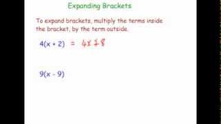 Expanding Brackets  Corbettmaths [upl. by Luapleahcim]