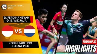 FerdinansyahWidjaja INA vs TabelingPiek NED  R32  German Open 2024 [upl. by Matias]