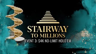 Stairway to Millions  Event 3 4000 No Limit Holdem Final Table [upl. by Pepi847]