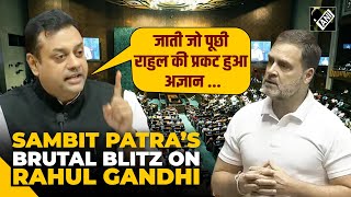 “Mummy Mummy” Sambit Patra’s brutal blitz on Rahul Gandhi amid ‘caste’ controversy [upl. by Vyse57]