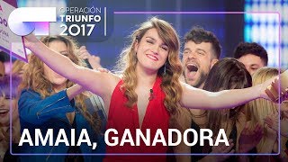 Amaia ganadora de OT 2017  OTFinal [upl. by Annie]