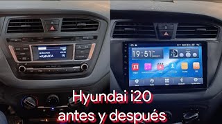 Hyundai i20 con su nueva pantalla táctil y cámara [upl. by Thomajan]