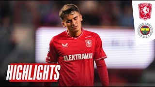 GESTREDEN KANSEN maar niet GESCOORD  FC Twente  Fenerbahce 31082023  Highlights [upl. by Hefter]