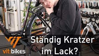 Ständig Kratzer im Lack  Überblick Fahrradständer  vitbikesTV [upl. by Apollo346]