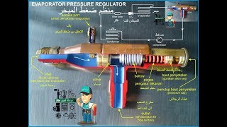 منظم ضغط المبخر evaporator pressure regulator [upl. by Odnalref]