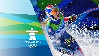 Lindsey Vonn Wins Downhill Gold  Vancouver 2010 Winter Olympics [upl. by Sibyls]