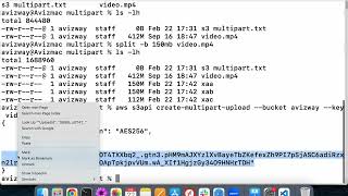 How to perform multipart upload to S3 Bucket using AWS CLI [upl. by Zetrom]