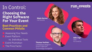 In Control Choosing the Right Software for Your Event [upl. by Ahsiam]