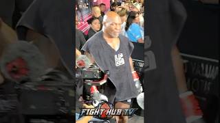 Mike Tyson MENACING ring walk for Jake Paul fight [upl. by Fitzhugh]