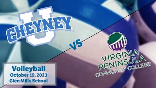 Cheyney Volleyball vs Virginia Peninsula Community College  10192023 [upl. by Iniretake]