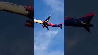 Wizz Air Airbus repülőgép felszállása 3 [upl. by Gernhard]