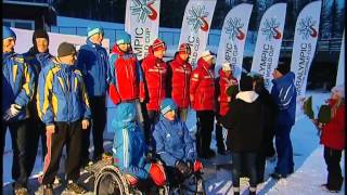 Cross Country Relay  Prize Giving Ceremonies  Sollefteå 2013 IPC [upl. by Ko]