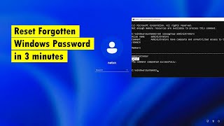 Reset Forgotten Windows 1110 password in 3 minutes [upl. by Eldwin]