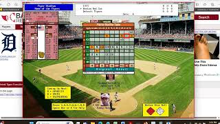 Demo of my Pine Tar Baseball Board Game Simulation Program [upl. by Anhej]