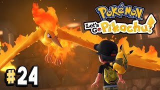 Pokemon Lets Go Pikachu Part 24 LEGENDARY POKEMON MOLTRES Walkthrough Gameplay [upl. by Roskes]