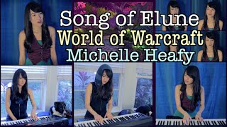 Song of Elune World of Warcraft Teldrassil Ashenvale Piano Vocal Cover  Michelle Heafy [upl. by Ruon774]