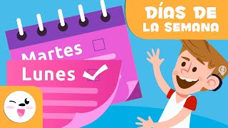 Los días de la semana para niños  ¿Cuáles son los días de la semana  Lunes martes miércoles [upl. by Allicerp]