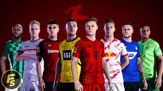 Bundesliga Official Kits 202425  PES 2021 amp FL24 [upl. by Anthiathia989]